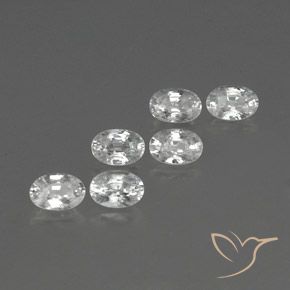 Shop natural 4.64ct Blanc Zircon gems, ovale, from Cambodge at GemSelect. In stock, global shipping!