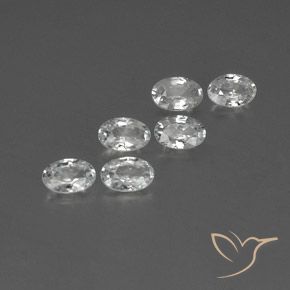 Shop natural 3.96ct Blanc Zircon gems, ovale, from Cambodge at GemSelect. In stock, global shipping!