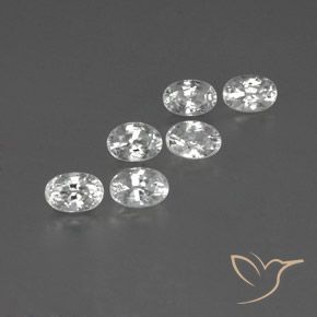 Shop natural 4.69ct Blanc Zircon gems, ovale, from Cambodge at GemSelect. In stock, global shipping!