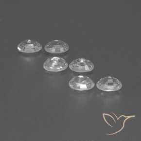 Shop natural 5.02ct Blanc Zircon gems, ovale, from Cambodge at GemSelect. In stock, global shipping!
