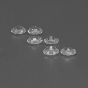 Achetez naturel ct blanc zircon gems, coupe ovale, en provenance cambodge chez gemselect. en stock, livraison internationale!