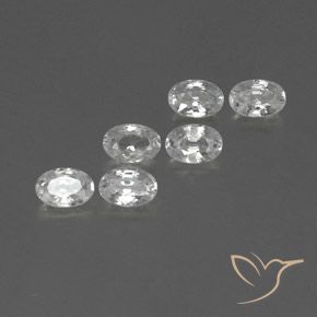 Shop natural 4.54ct Blanc Zircon gems, ovale, from Cambodge at GemSelect. In stock, global shipping!