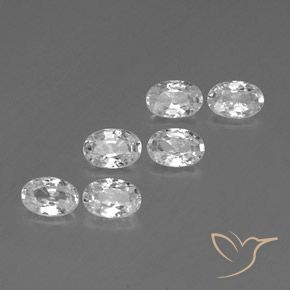 Shop natural 4.08ct Blanc Zircon gems, ovale, from Cambodge at GemSelect. In stock, global shipping!