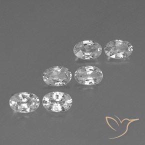 Shop natural 4.37ct Blanc Zircon gems, ovale, from Cambodge at GemSelect. In stock, global shipping!