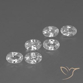 Shop natural 4.60ct Blanc Zircon gems, ovale, from Cambodge at GemSelect. In stock, global shipping!