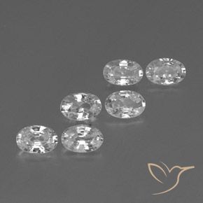 Shop natural 4.15ct Blanc Zircon gems, ovale, from Cambodge at GemSelect. In stock, global shipping!