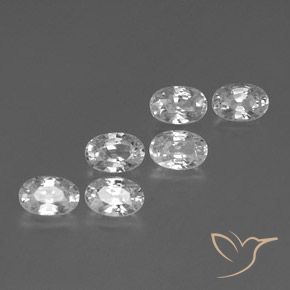 Shop natural 4.66ct Blanc Zircon gems, ovale, from Cambodge at GemSelect. In stock, global shipping!