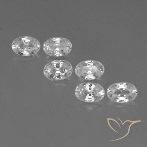 Shop natural 4.64ct Blanc Zircon gems, ovale, from Cambodge at GemSelect. In stock, global shipping!