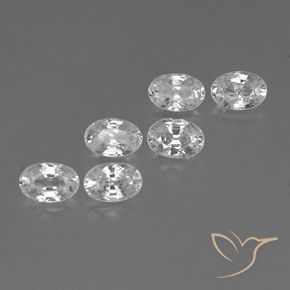 Shop natural 4.64ct Blanc Zircon gems, ovale, from Cambodge at GemSelect. In stock, global shipping!