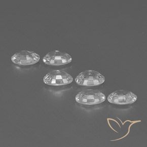 Shop natural 4.24ct Blanc Zircon gems, ovale, from Cambodge at GemSelect. In stock, global shipping!