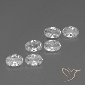 Shop natural 4.07ct Blanc Zircon gems, ovale, from Cambodge at GemSelect. In stock, global shipping!