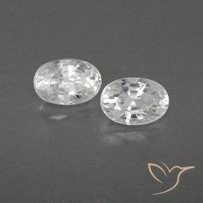 Shop natural 1.72ct Blanc Zircon gems, ovale, from Cambodge at GemSelect. In stock, global shipping!