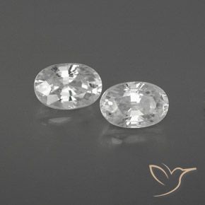 Shop natural 1.66ct Blanc Zircon gems, ovale, from Cambodge at GemSelect. In stock, global shipping!
