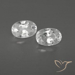 Shop natural 1.75ct Blanc Zircon gems, ovale, from Cambodge at GemSelect. In stock, global shipping!