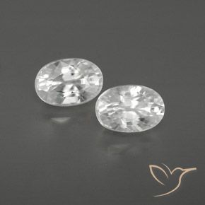 Shop natural 1.86ct Blanc Zircon gems, ovale, from Cambodge at GemSelect. In stock, global shipping!