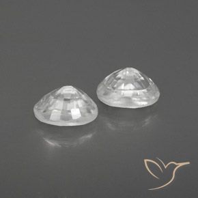 Shop natural 1.86ct Blanc Zircon gems, ovale, from Cambodge at GemSelect. In stock, global shipping!