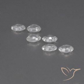 Shop natural 3.97ct Blanc Zircon gems, ovale, from Cambodge at GemSelect. In stock, global shipping!