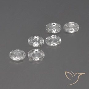 Shop natural 4.03ct Blanc Zircon gems, ovale, from Cambodge at GemSelect. In stock, global shipping!