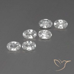 Shop natural 4.26ct Blanc Zircon gems, ovale, from Cambodge at GemSelect. In stock, global shipping!