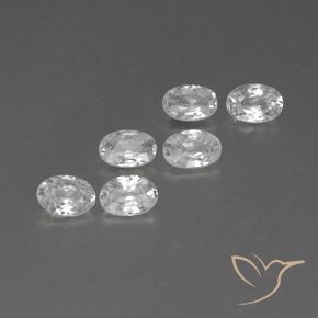 Shop natural 4.01ct Blanc Zircon gems, ovale, from Cambodge at GemSelect. In stock, global shipping!
