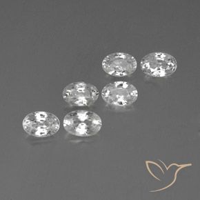 Shop natural 4.36ct Blanc Zircon gems, ovale, from Cambodge at GemSelect. In stock, global shipping!
