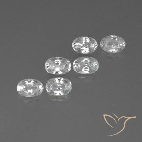 Shop natural 4.82ct Blanc Zircon gems, ovale, from Cambodge at GemSelect. In stock, global shipping!
