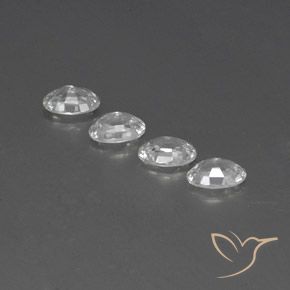 Shop natural 3.06ct Blanc Zircon gems, ovale, from Cambodge at GemSelect. In stock, global shipping!
