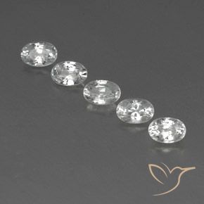 Shop natural 3.96ct Blanc Zircon gems, ovale, from Cambodge at GemSelect. In stock, global shipping!