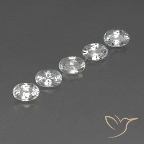 Shop natural 3.96ct Blanc Zircon gems, ovale, from Cambodge at GemSelect. In stock, global shipping!
