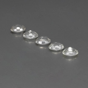 Achetez naturel 3,59ct blanc zircon gems, coupe ovale, en provenance cambodge chez gemselect. en stock, livraison internationale!