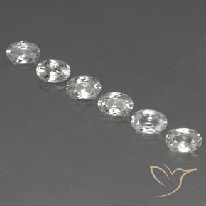 Shop natural 4.52ct Blanc Zircon gems, ovale, from Cambodge at GemSelect. In stock, global shipping!