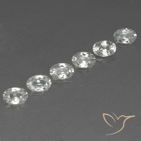 Shop natural 4.52ct Blanc Zircon gems, ovale, from Cambodge at GemSelect. In stock, global shipping!