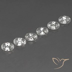 Shop natural 5.04ct Blanc Zircon gems, ovale, from Cambodge at GemSelect. In stock, global shipping!