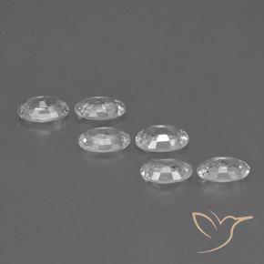 Shop natural 3.74ct Blanc Zircon gems, ovale, from Cambodge at GemSelect. In stock, global shipping!