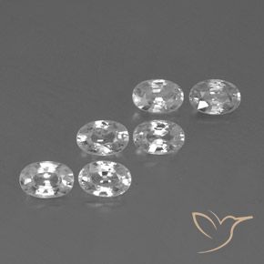 Shop natural 4.57ct Blanc Zircon gems, ovale, from Cambodge at GemSelect. In stock, global shipping!