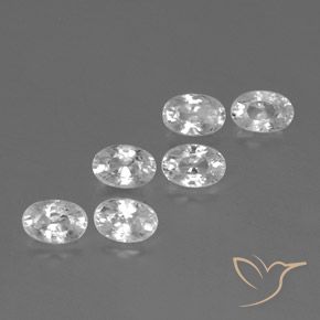 Shop natural 4.60ct Blanc Zircon gems, ovale, from Cambodge at GemSelect. In stock, global shipping!