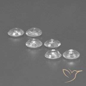 Shop natural 4.60ct Blanc Zircon gems, ovale, from Cambodge at GemSelect. In stock, global shipping!