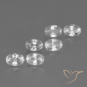Shop natural 5.35ct Blanc Zircon gems, ovale, from Cambodge at GemSelect. In stock, global shipping!