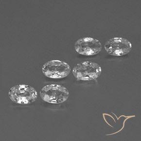 Shop natural 3.93ct Blanc clair Zircon gems, ovale, from Cambodge at GemSelect. In stock, global shipping!