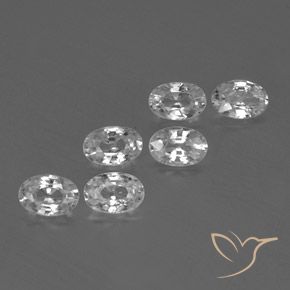 Shop natural 4.42ct Blanc clair Zircon gems, ovale, from Cambodge at GemSelect. In stock, global shipping!