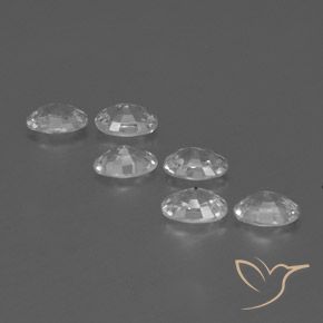 Shop natural 4.42ct Blanc clair Zircon gems, ovale, from Cambodge at GemSelect. In stock, global shipping!
