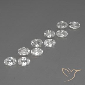Shop natural 6.77ct Blanc Zircon gems, ovale, from Cambodge at GemSelect. In stock, global shipping!