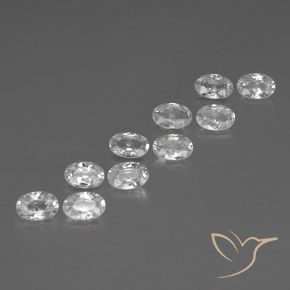 Shop natural 6.87ct Blanc Zircon gems, ovale, from Cambodge at GemSelect. In stock, global shipping!
