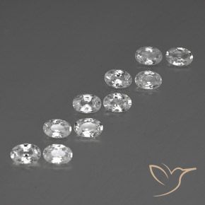 Shop natural 7.05ct Blanc Zircon gems, ovale, from Cambodge at GemSelect. In stock, global shipping!