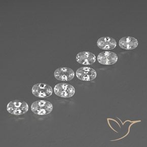 Shop natural 8.29ct Blanc Zircon gems, ovale, from Cambodge at GemSelect. In stock, global shipping!