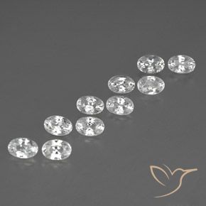 Shop natural 7.94ct Blanc Zircon gems, ovale, from Cambodge at GemSelect. In stock, global shipping!