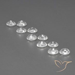 Shop natural 8.14ct Blanc Zircon gems, ovale, from Cambodge at GemSelect. In stock, global shipping!
