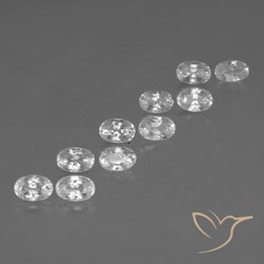 Shop natural 8.29ct Blanc Zircon gems, ovale, from Cambodge at GemSelect. In stock, global shipping!