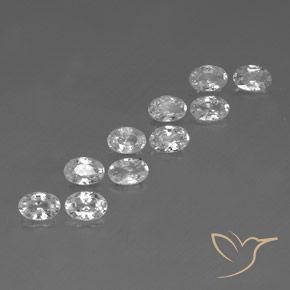 Shop natural 6.86ct Blanc Zircon gems, ovale, from Cambodge at GemSelect. In stock, global shipping!