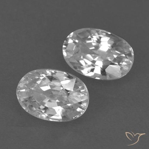 Shop natural 1.72ct Blanc Zircon gems, ovale, from Cambodge at GemSelect. In stock, global shipping!